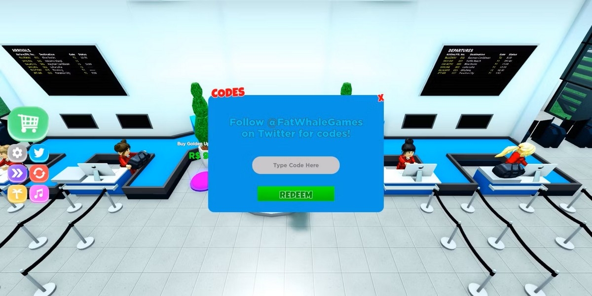 T ng h p danh s ch m code airport tycoon v c ch nh p code